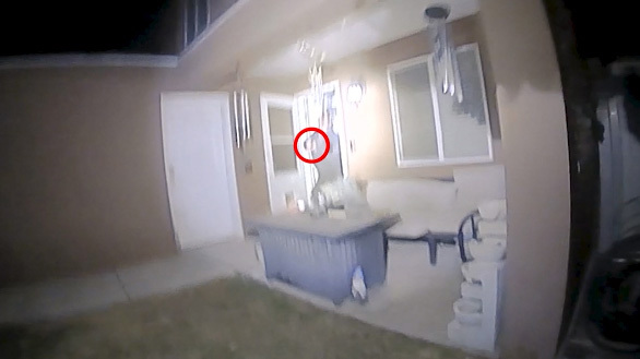 After several knocks, the man opened the door of his home while armed with a handgun.Three officers opened fire.