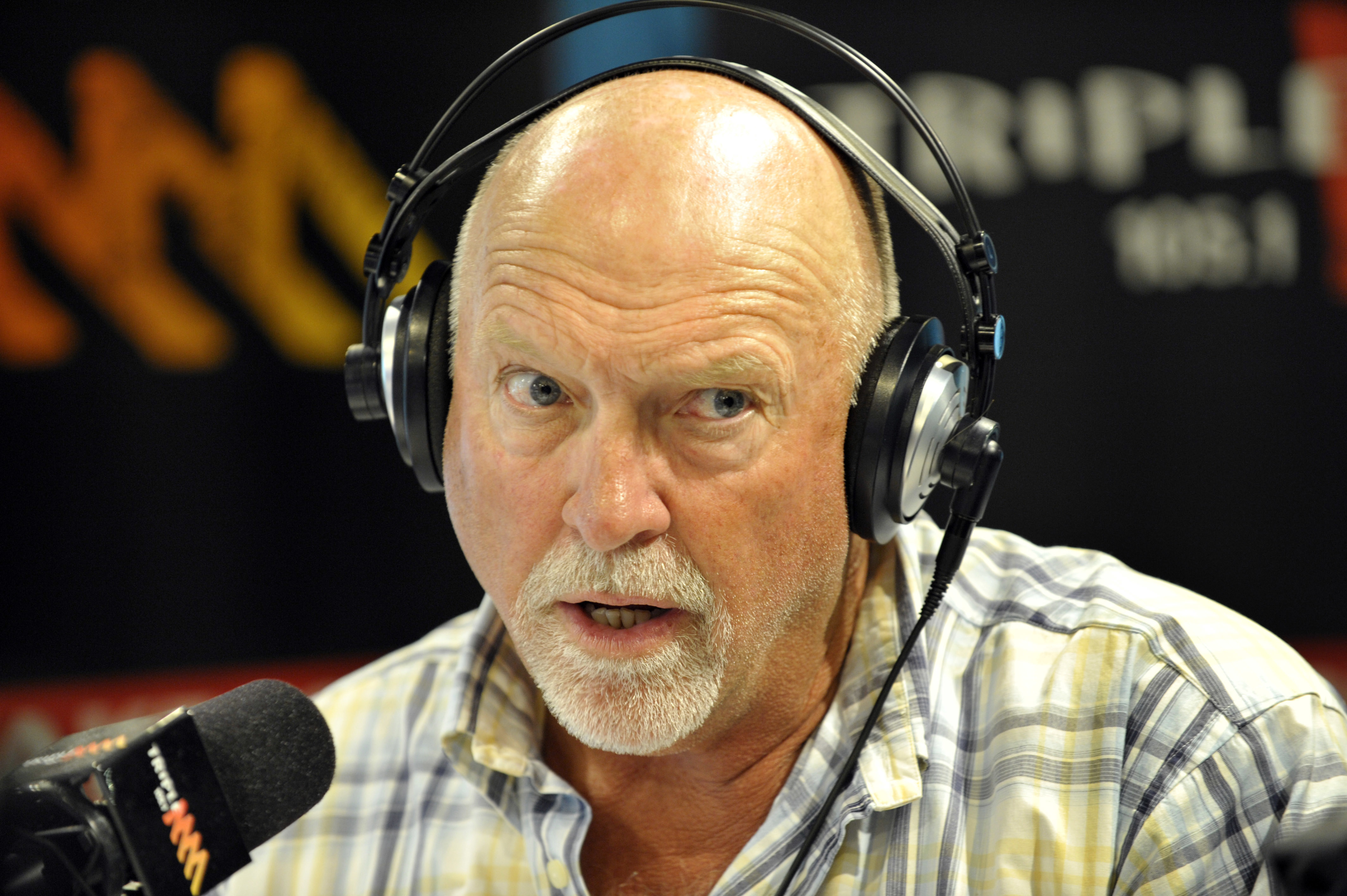 Rex Hunt pictured during his time at 3AW in 2011