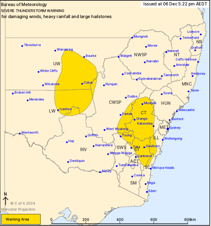 New weather map thunderstorm warnings 