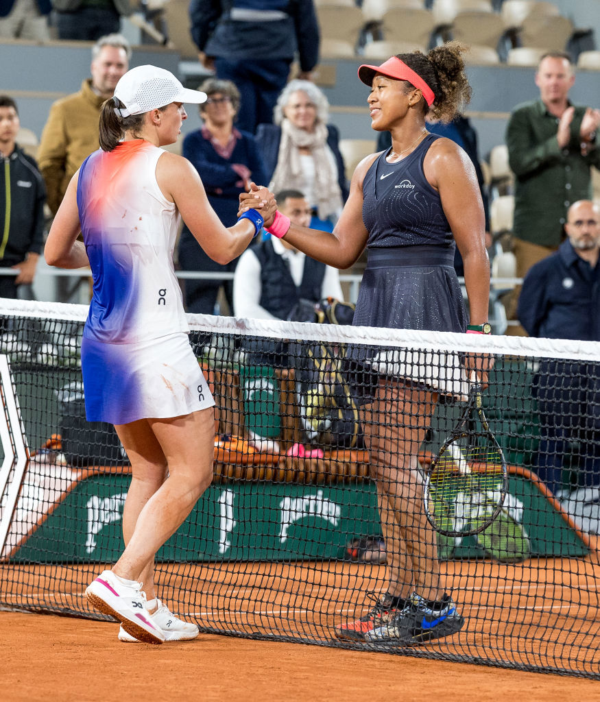 Iga Swiatek and Naomi Osaka 