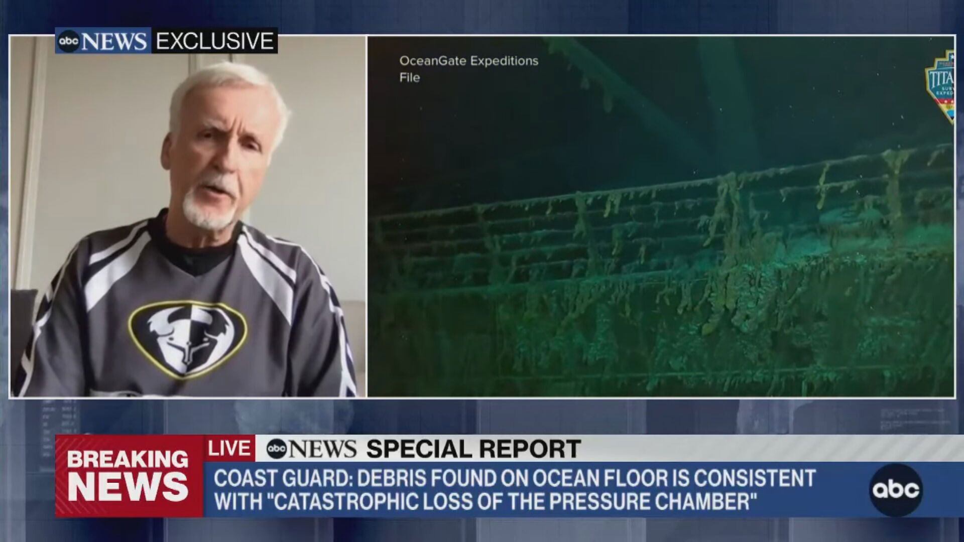 El director James Cameron habló sobre la pérdida de las cinco personas a bordo del submarino Titan.