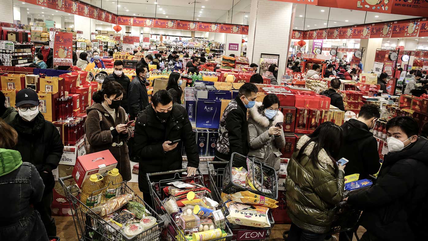 Wuhan was the first city where panic buying first took place in relation to coronavirus.