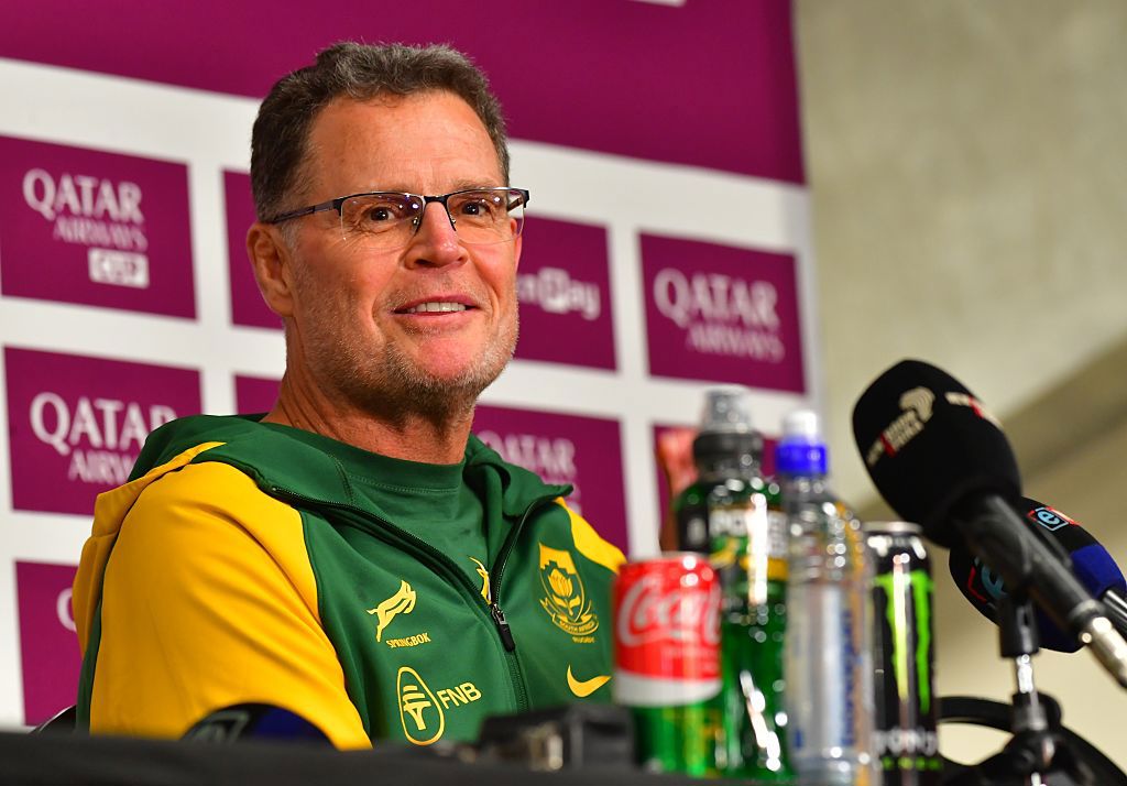 Rassie Erasmus at DHL Stadium.