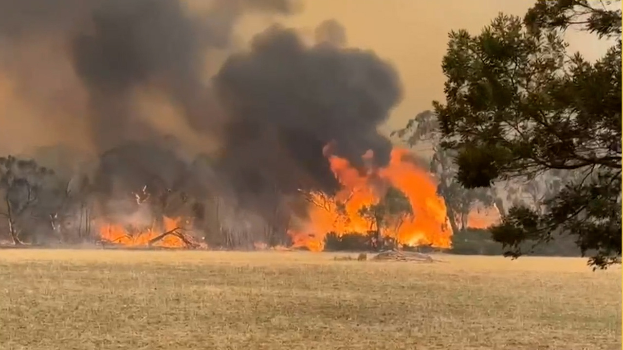 Out of control bushfire in Grampians 22/12