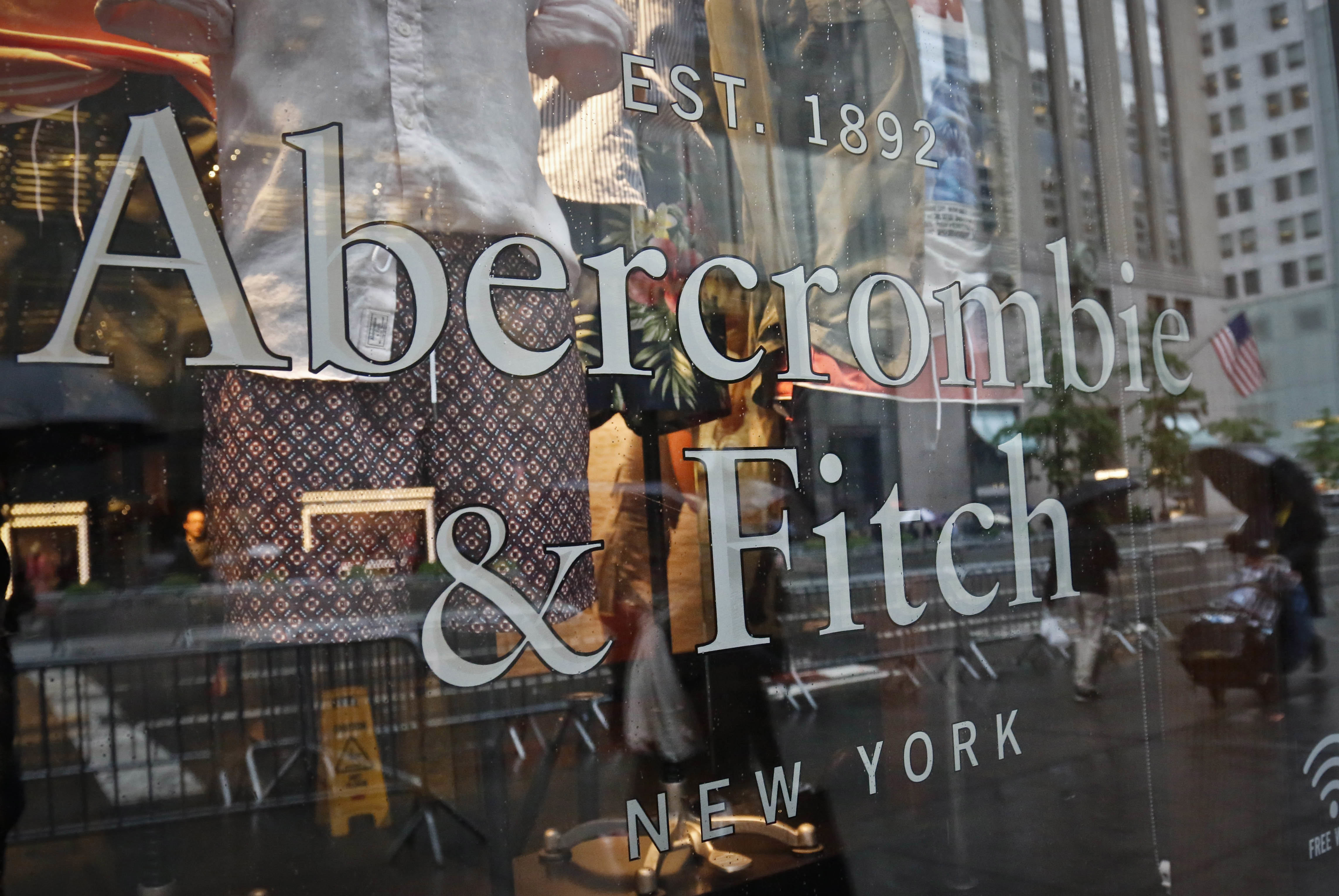 An Abercrombie & Fitch store on New York's Fifth Avenue.