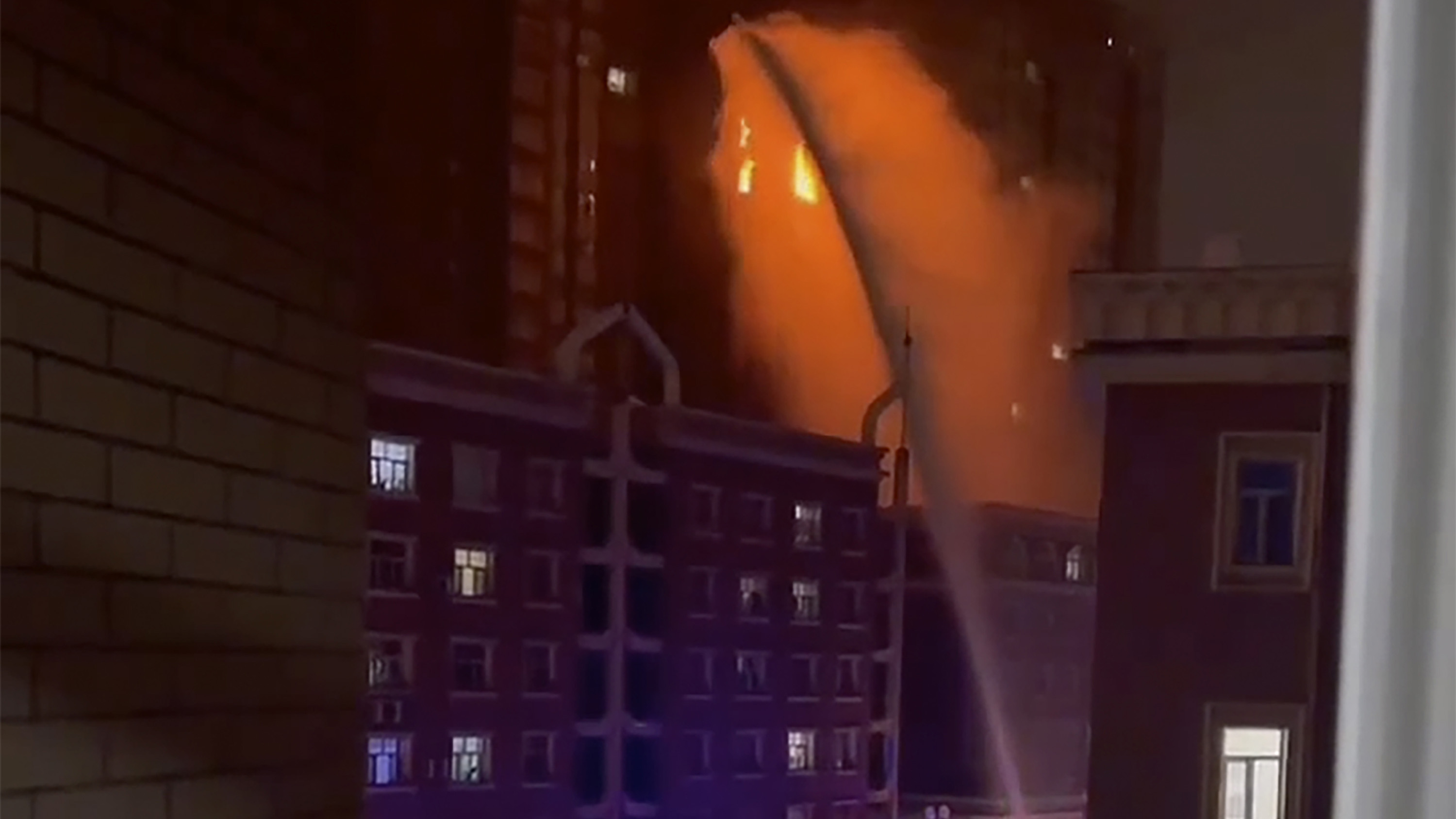 A fire in an apartment building in northwestern China's Xinjiang region killed 10 people and injured nine, amid stringent lockdowns that have left many residents in the area stuck in their homes for more than three months.