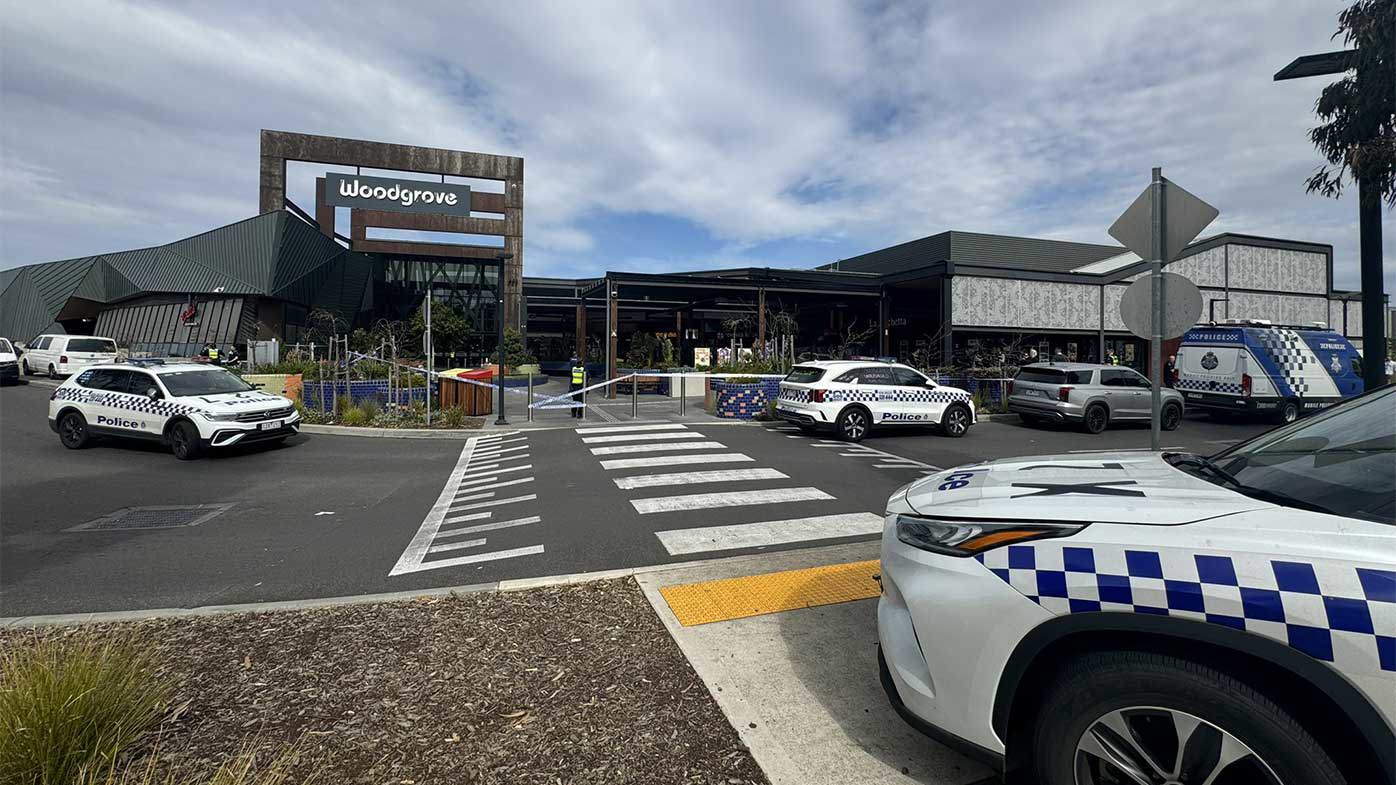 A teen has been stabbed to death at a shopping centre in Melbourne.