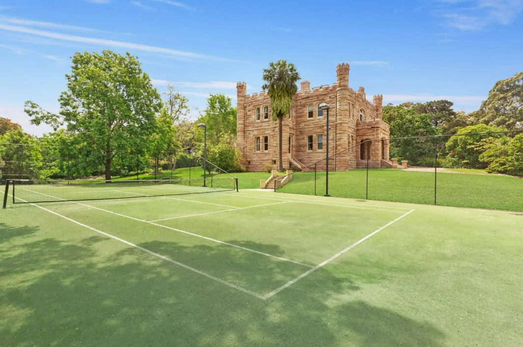 Sydney's own waterfront castle in Castle Cove, boasting a tennis court and Gothic-style architecture, goes on the market 