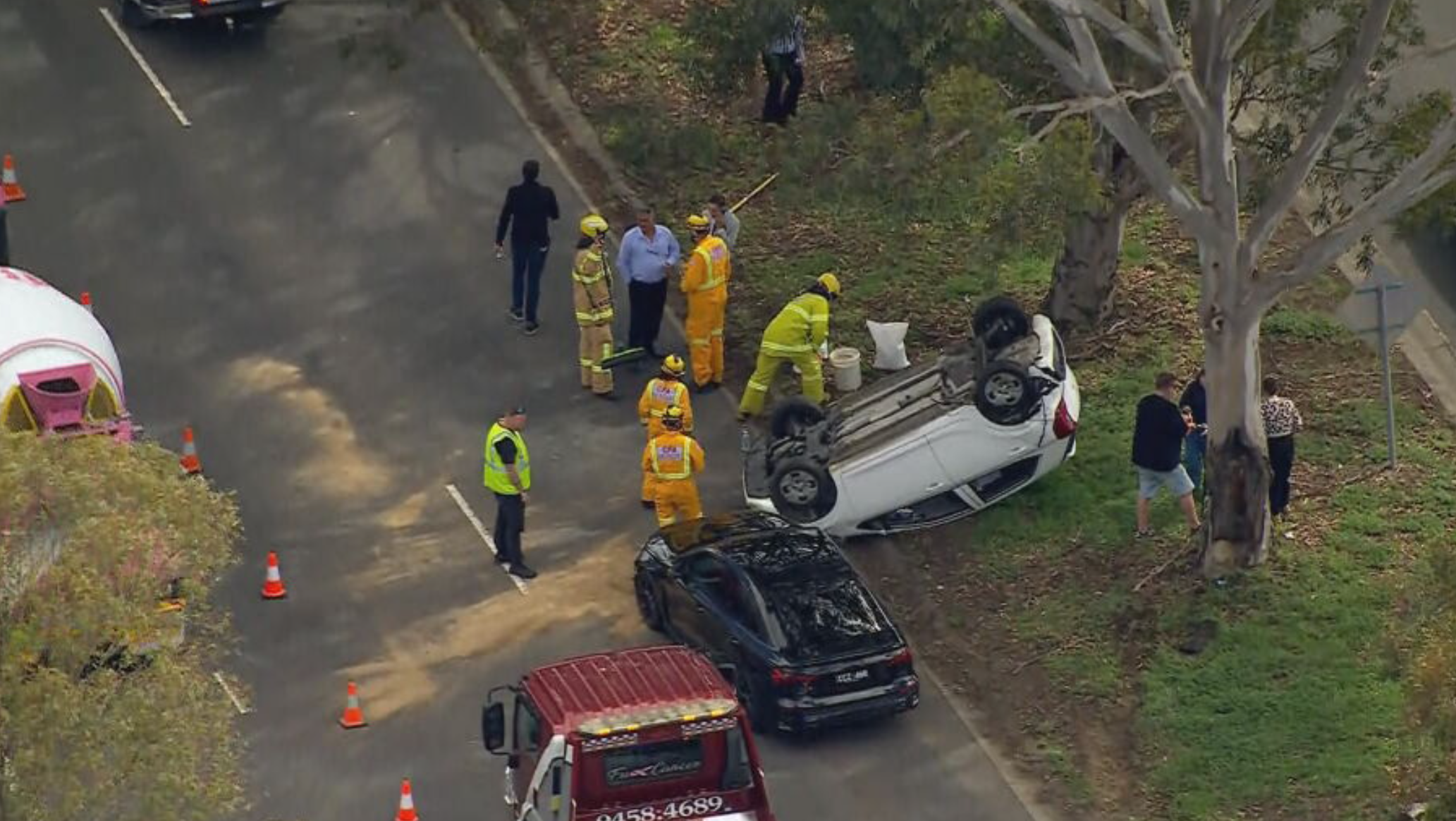 Car crash Diamond Creek