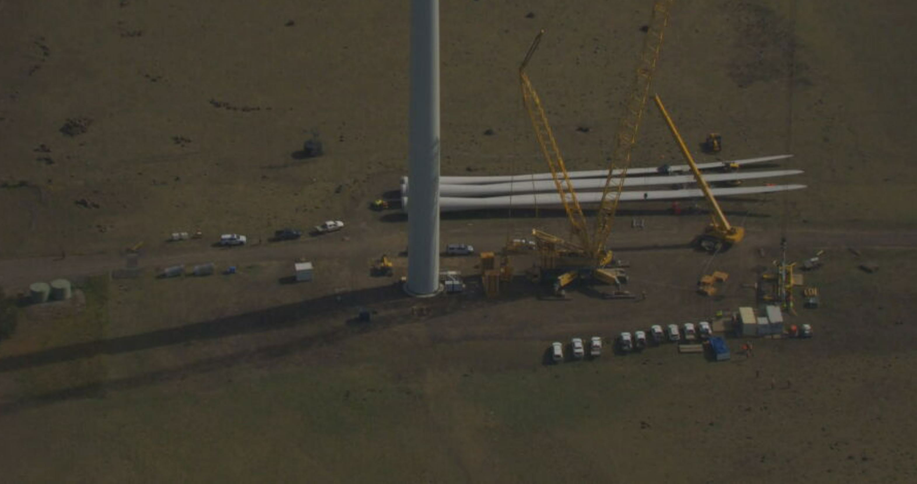 WIND FARM: Reports a person has died at a windfarm in Victoria's west, Rokewood about 8.15 on 11.11.24