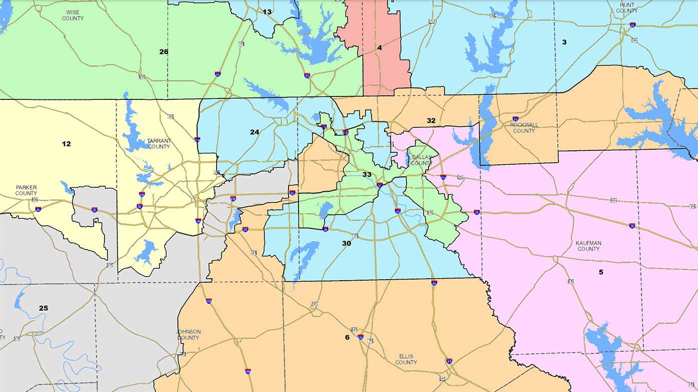The mapmakers drew tendrils into Dallas to place Democratic voters into heavily Republican districts.