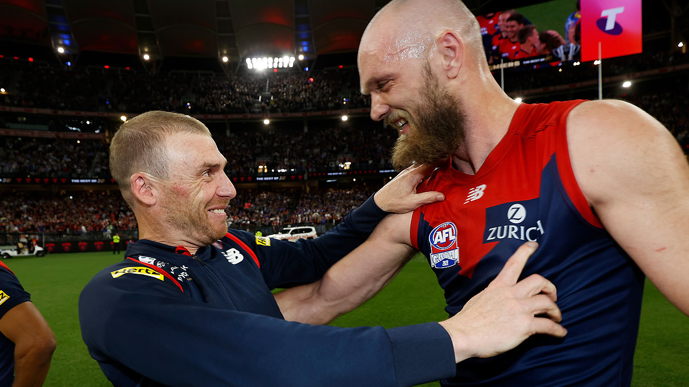 Max Gawn and Simon Goodwin