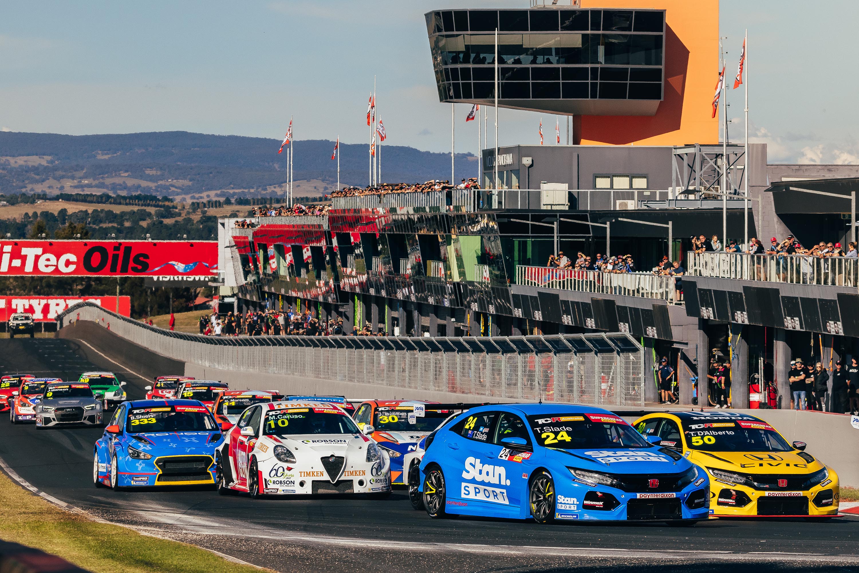 TCR action at Bathurst.