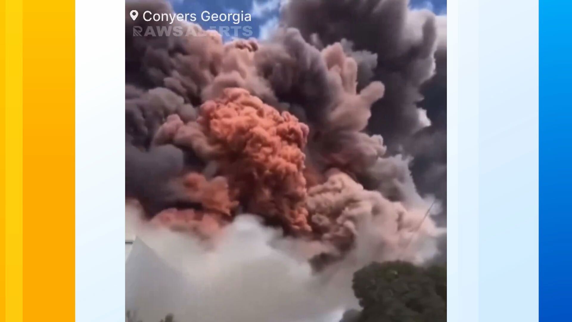 US chemical plant fire