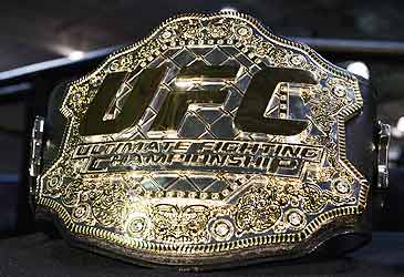 UFC championship belt (Getty)