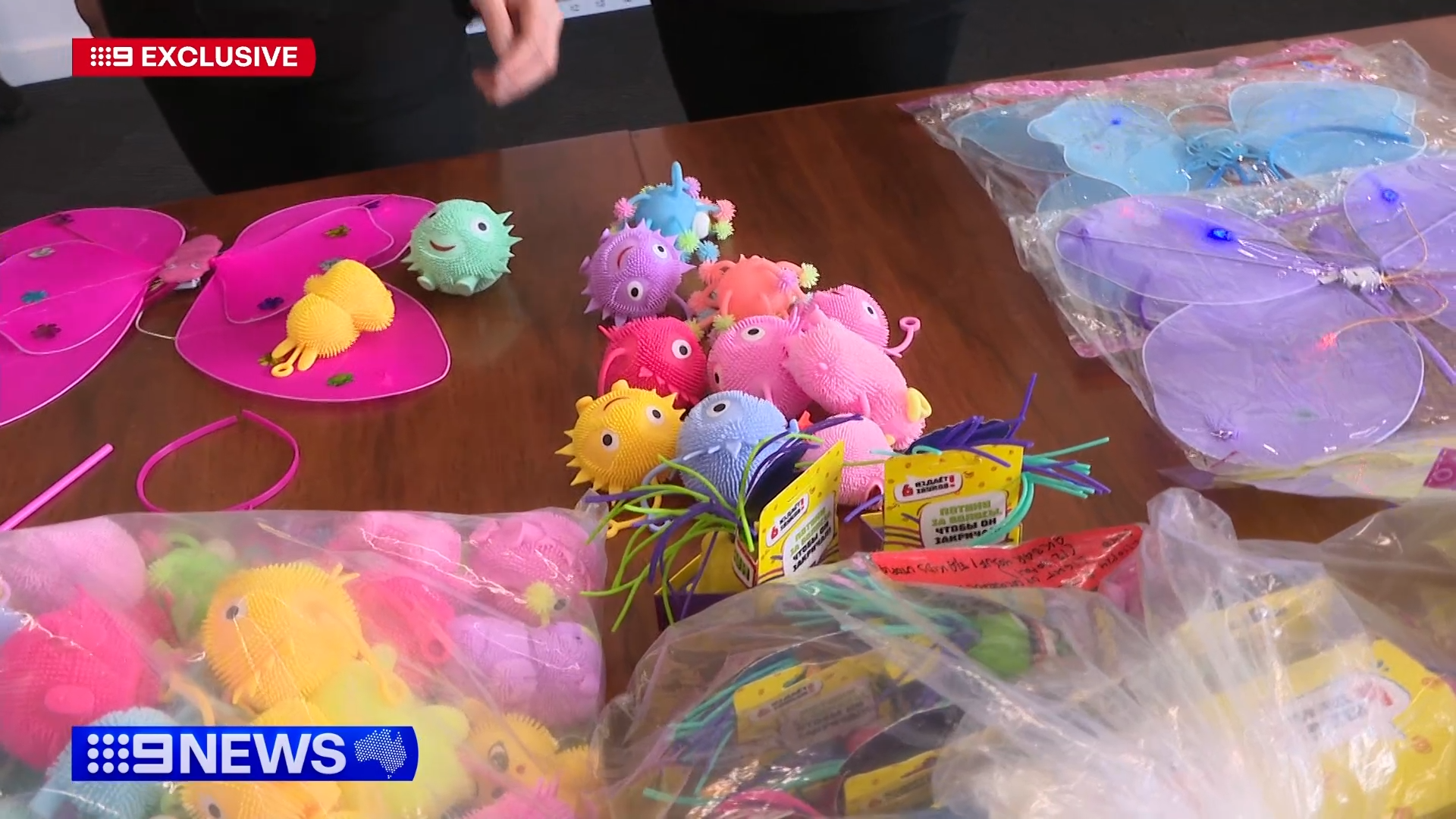 Hundreds of unsafe toys seized from a Melbourne Royal Show vendor