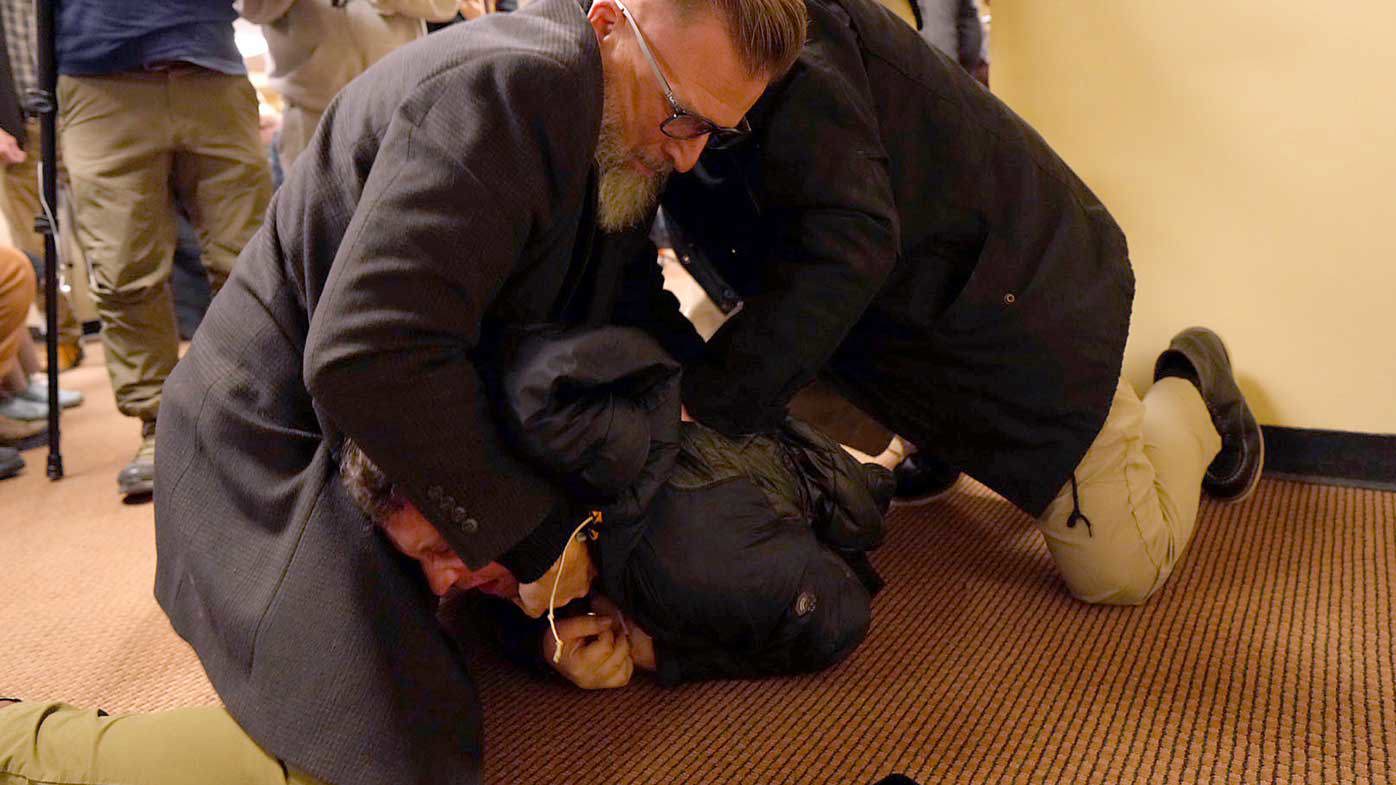 Anthony Kazmierczak has been charged with assaulting Ilhan Omar.