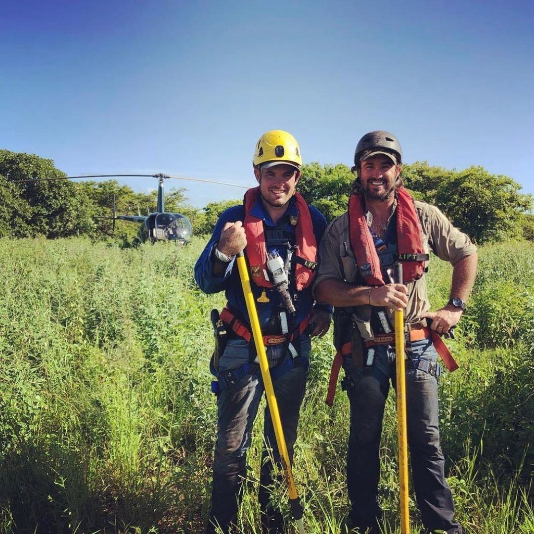 Outback Wrangler stars Chris "Willow" Wilson and Matt Wright.