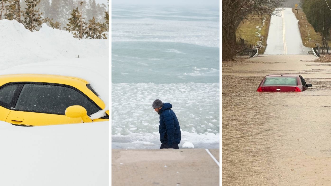 In Pictures: At least nine killed as deadly winter storm batters USA