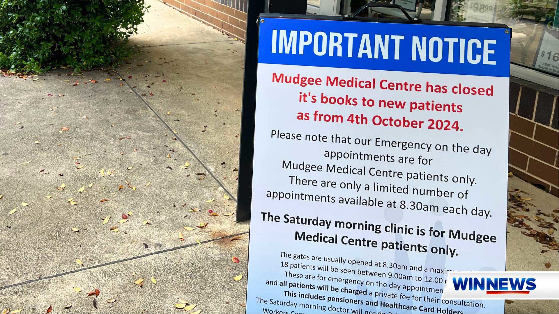 Medical centres in Mudgee have closed their books to new patients.