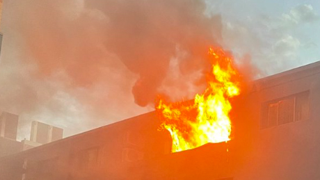 Three men are in a critical condition after a fire broke out at an Adelaide hotel, with police investigating if the blaze was suspicious.