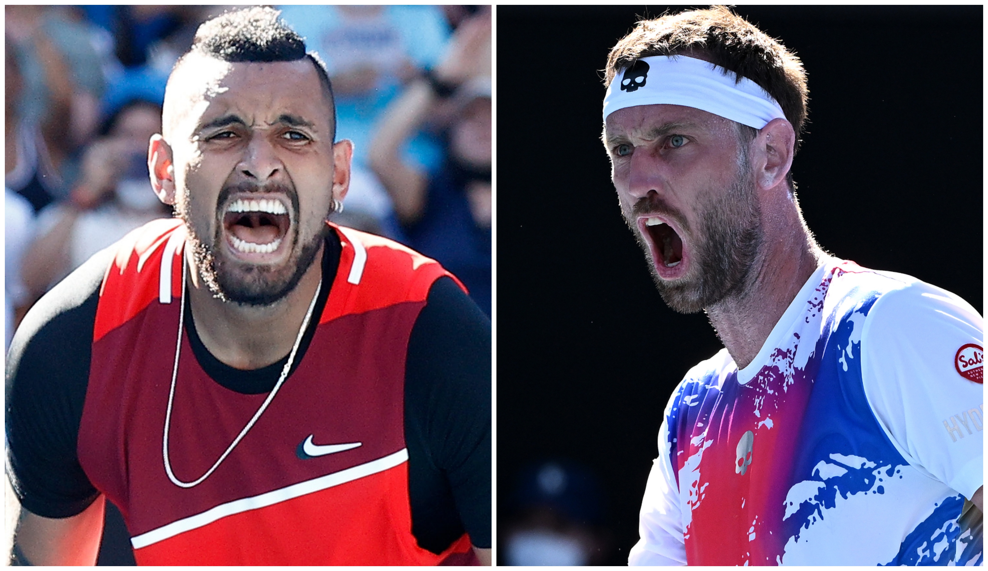 Nick Kyrgios vs Michael Venus.