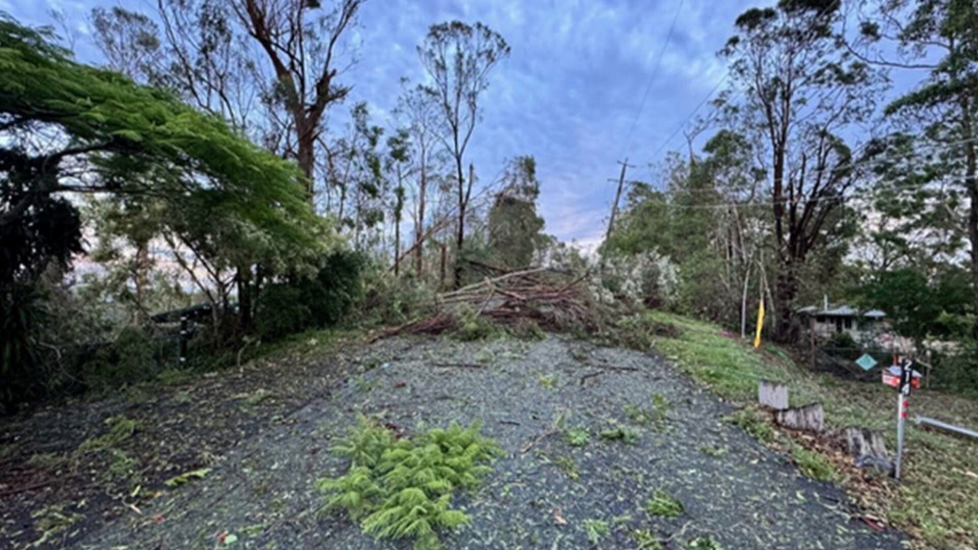 Wild weather struck the Gold Coast overnight