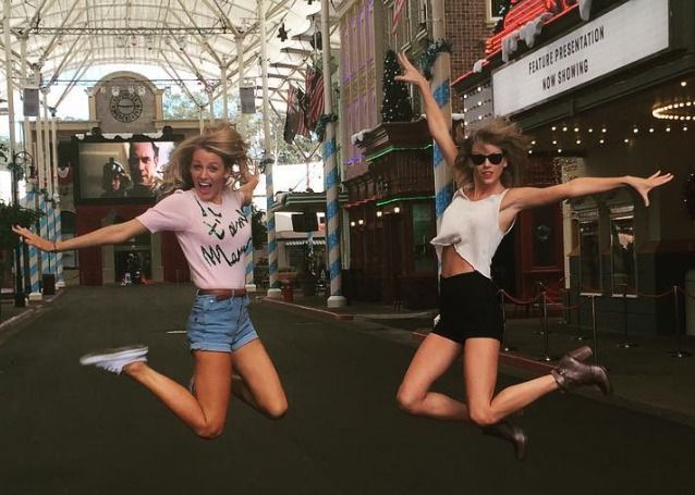 Blake Lively (left) and Taylor Swift (right)