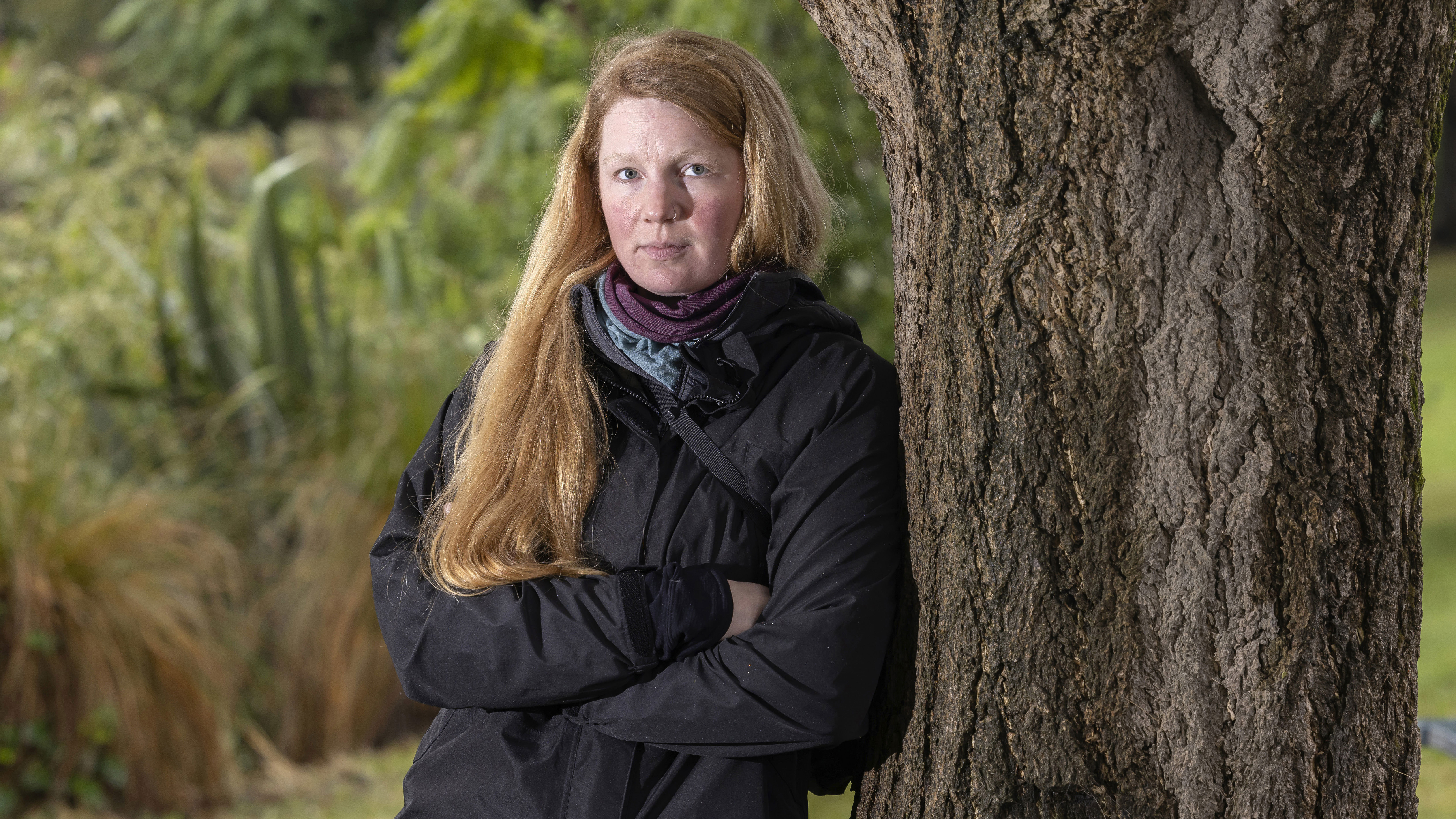 Liz Monahon poses for a photograph in Christchurch, New Zealand. The Associated Press found a pattern of women working in Antarctica who said their claims of sexual harassment or assault had been minimised by their employers. 