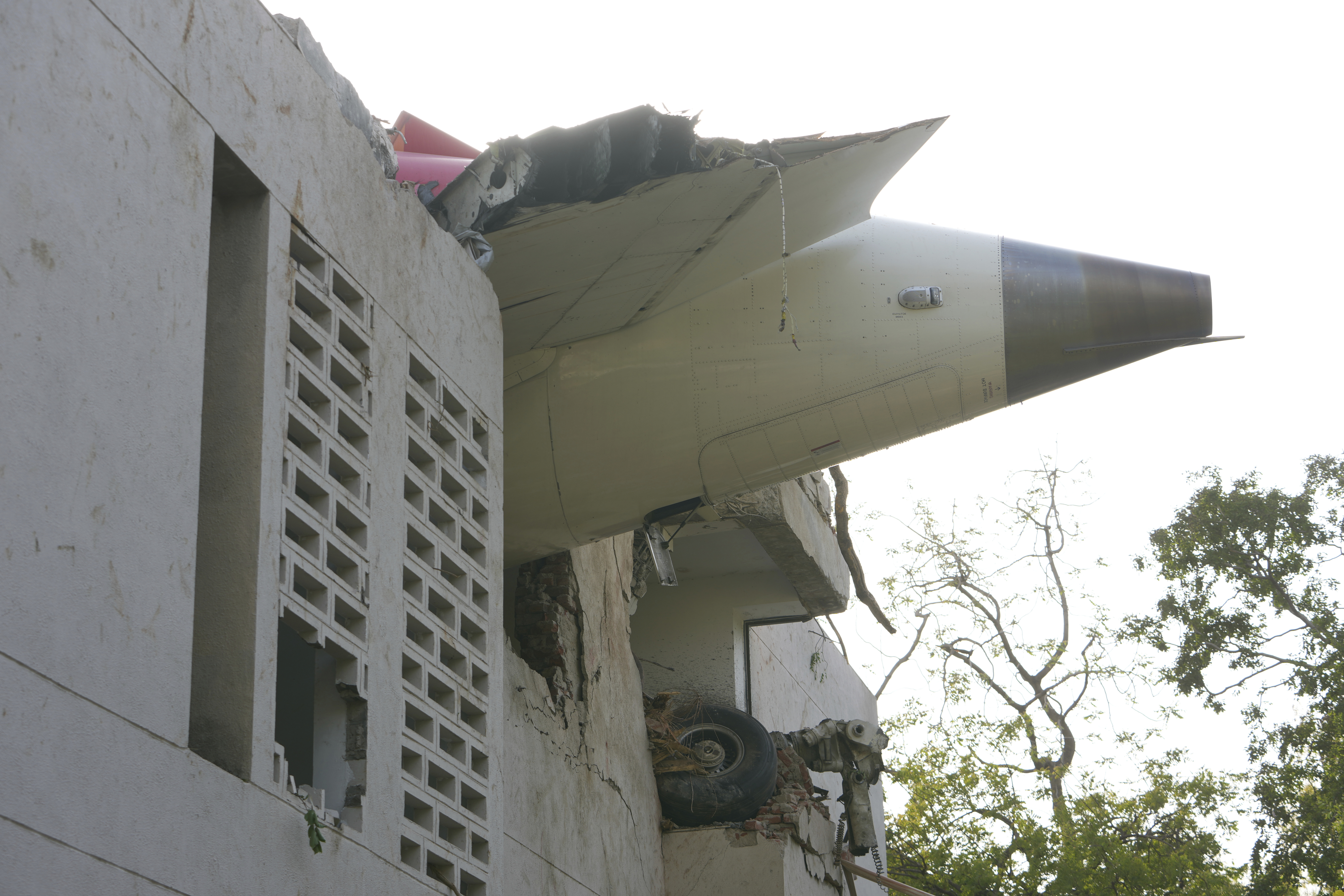 Air India plane crash site
