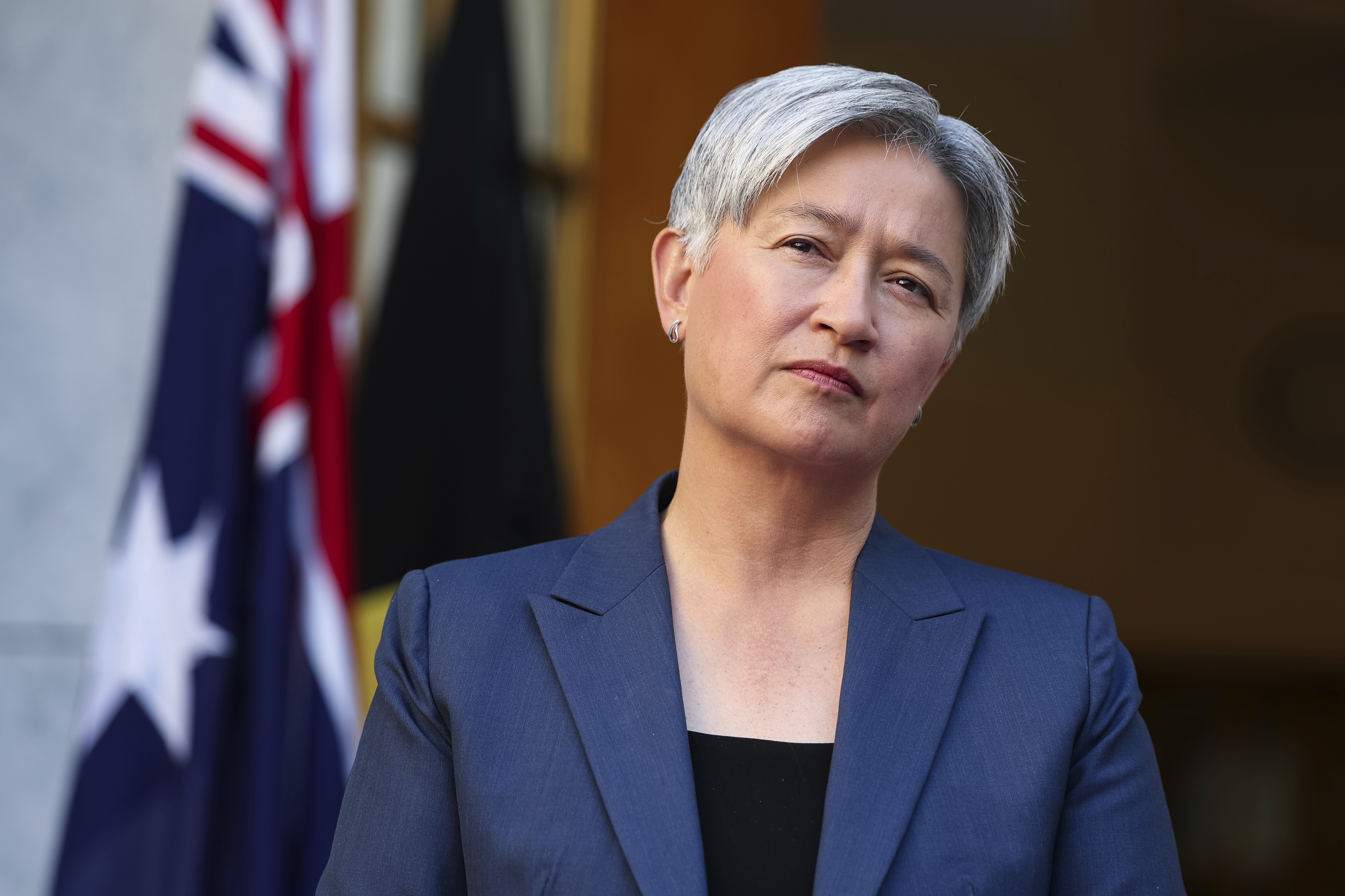 Penny Wong said she understood the pain caused by delays and a lack of transparency in the investigation of the death of Holly Bowles and Bianca Jones in Laos.