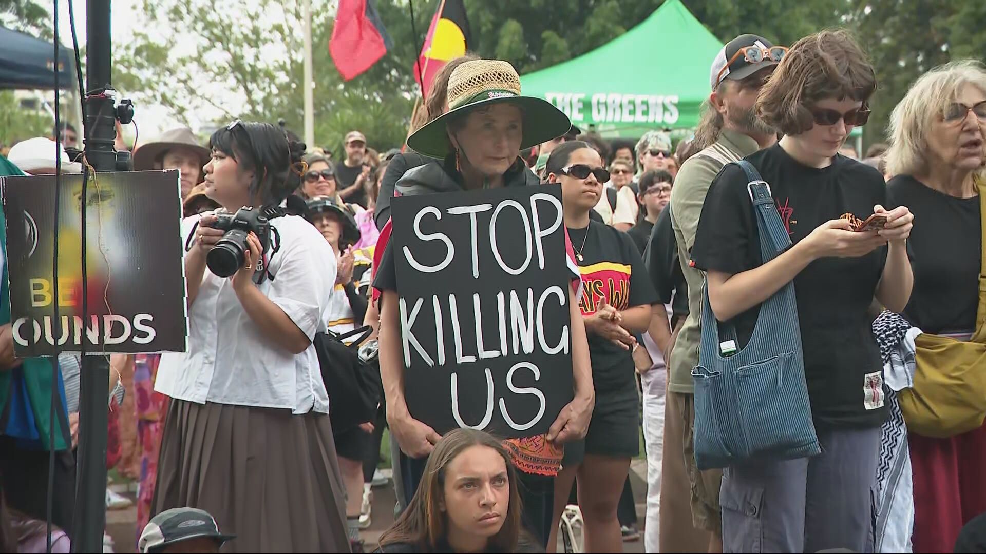 Invasion Day protest Sydney Hyde Park