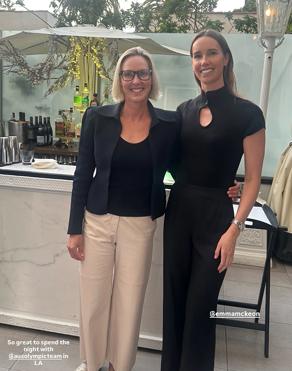 Emma McKeon spotted in LA after breakup 