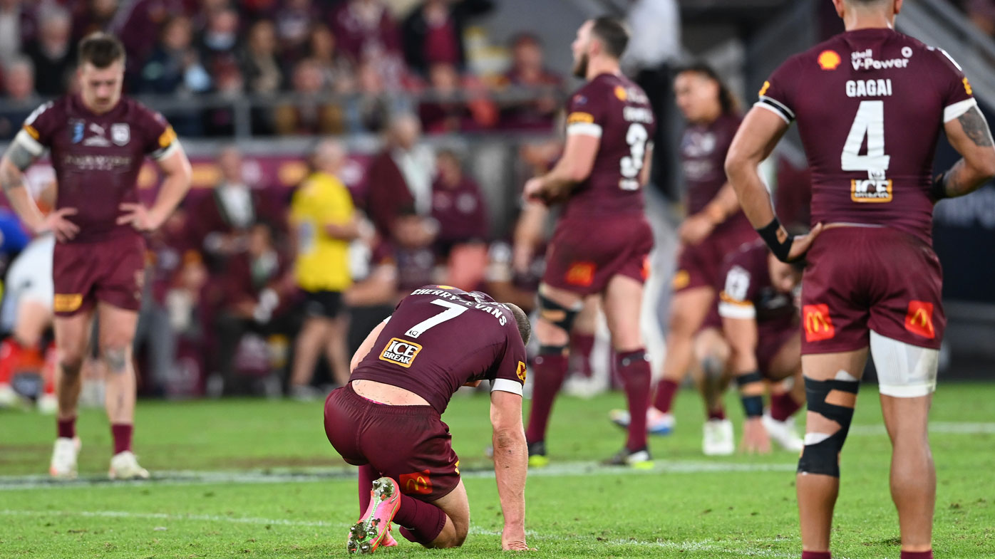 The Maroons look down-trodden after coughing up the 2021 State of Origin series.
