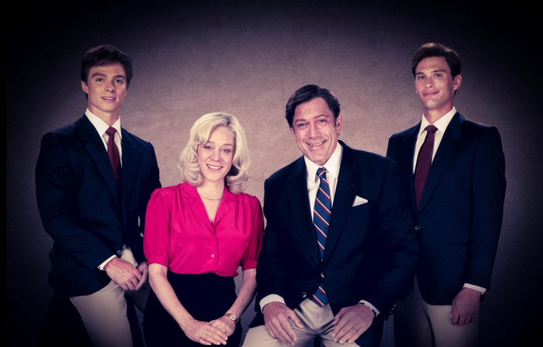Javier Bardem, Chloë Sevigny, Nicholas Alexander Chavez, and Cooper Koch in Monsters (2024)