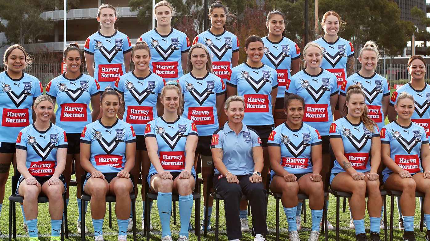 The 2021 NSW Blues squad.