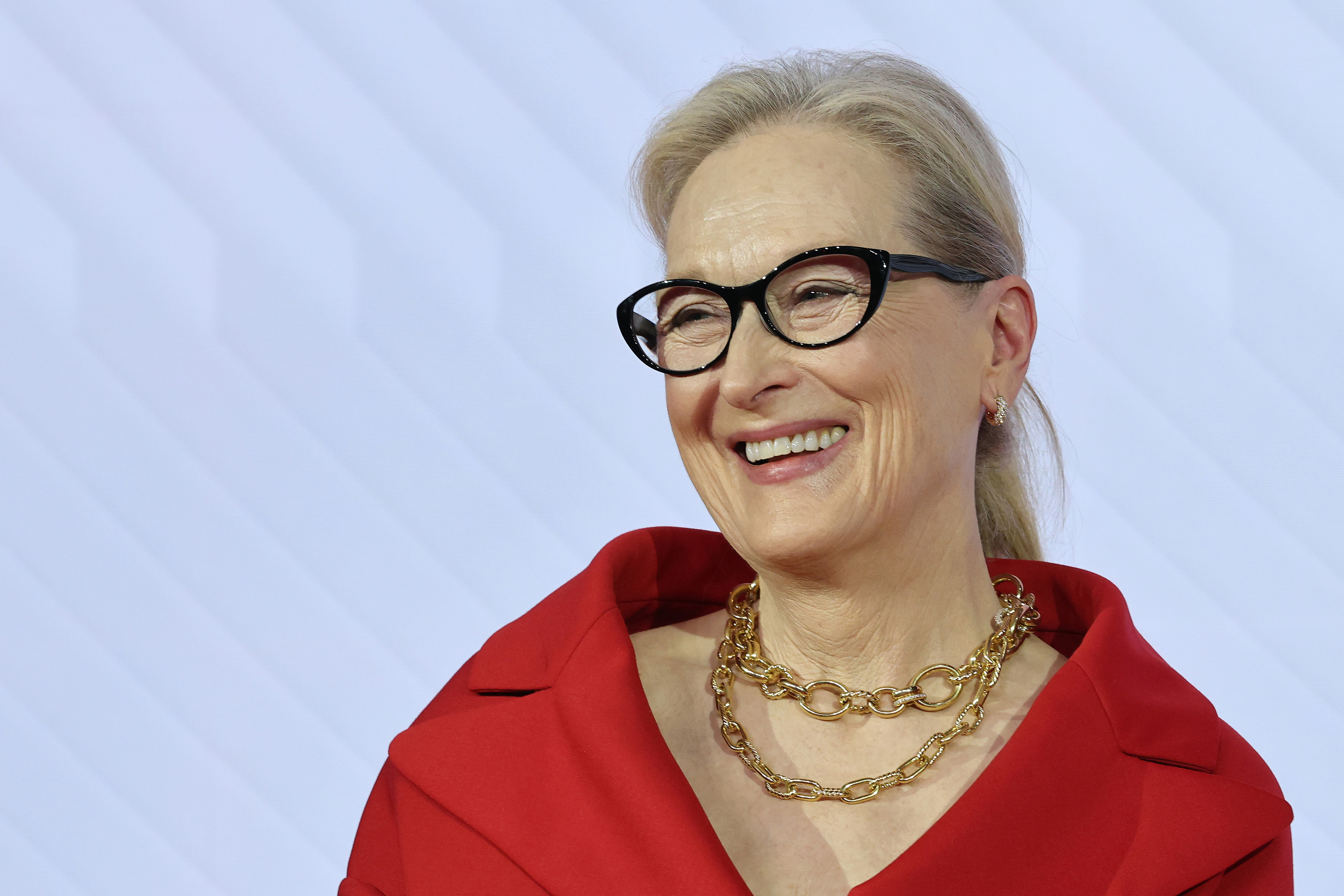 Meryl Streep at the press conference for The Devil Wears Prada 2 in Seoul, South Korea, on April 8, 2026.