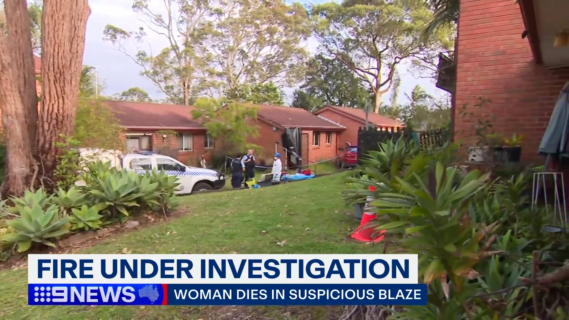 Police are investigating after a 77-year-old woman was found dead following a suspicious house fire IN Bateau Bay on the NSW Central Coast.
