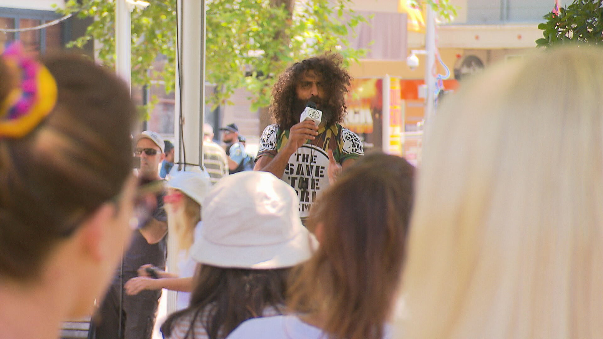 Joe Mekhael protests