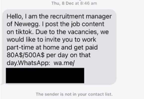 Jobseekers are being urged to watch out for scammers, with new Scamwatch figures revealing Australians lost over $8.7 million to recruitment scams in 2022.