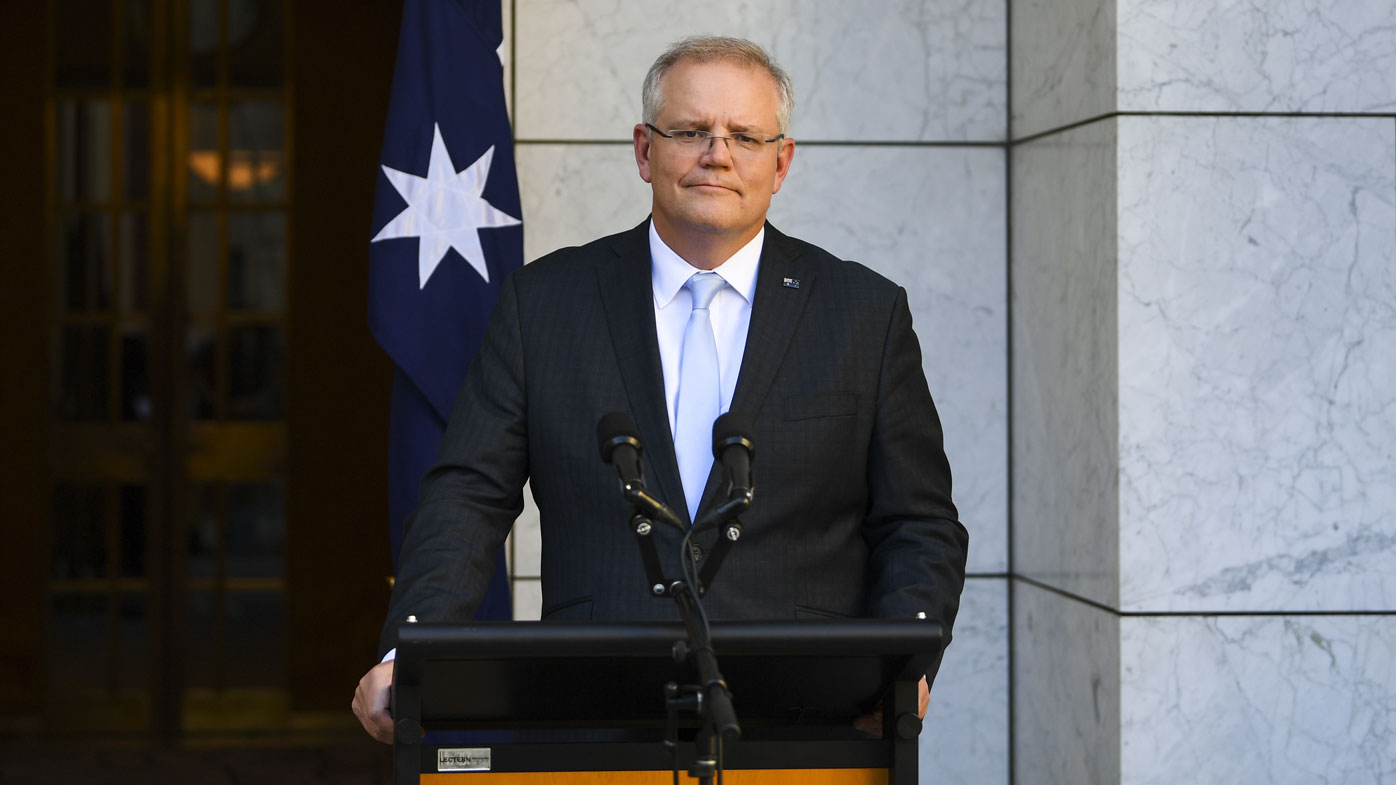Scott Morrison said most Australian coronavirus cases are connected to the United States.