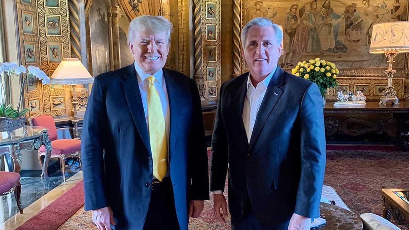 Donald Trump and Kevin McCarthy in Mar-a-Lago.