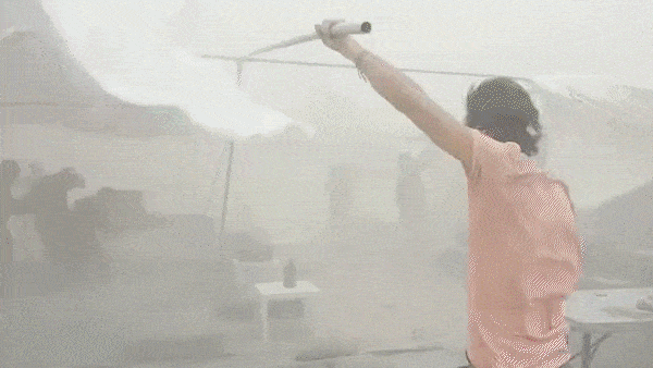Burning Man dust storm