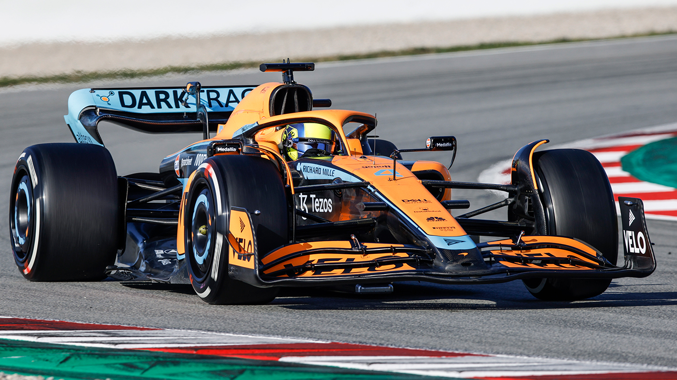 F1 2022 McLaren's Lando Norris sets pace in preseason testing in Spain