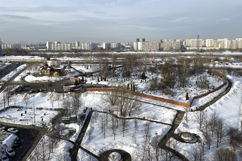 The funeral of Russian opposition leader Alexei Navalny