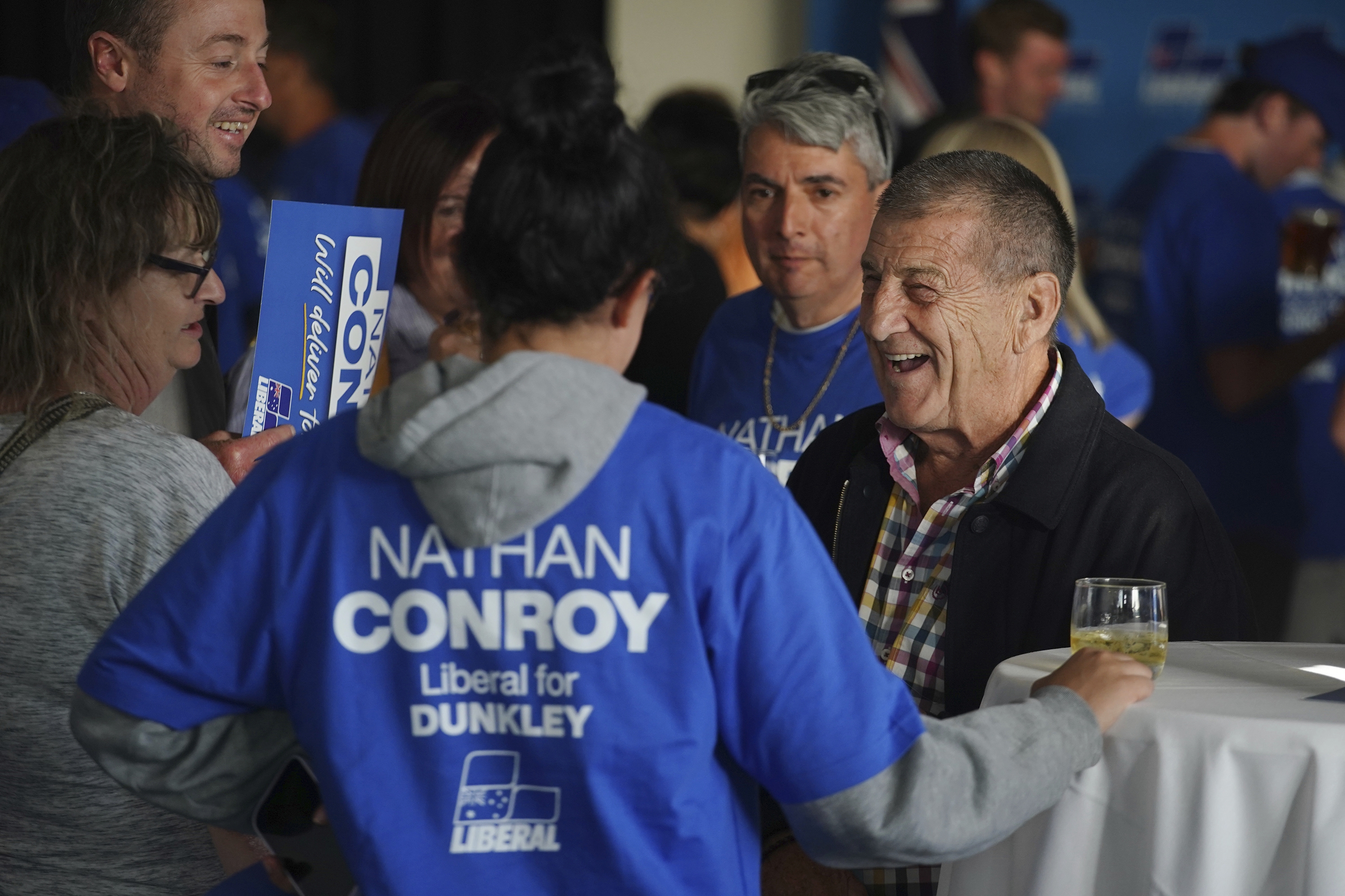 Former Victorian premier Jeff Kennett is seen at the Liberal Party Function in Frankston on Saturday 2 March 2024. Photo THE AGE/ LUIS ENRIQUE ASCUI