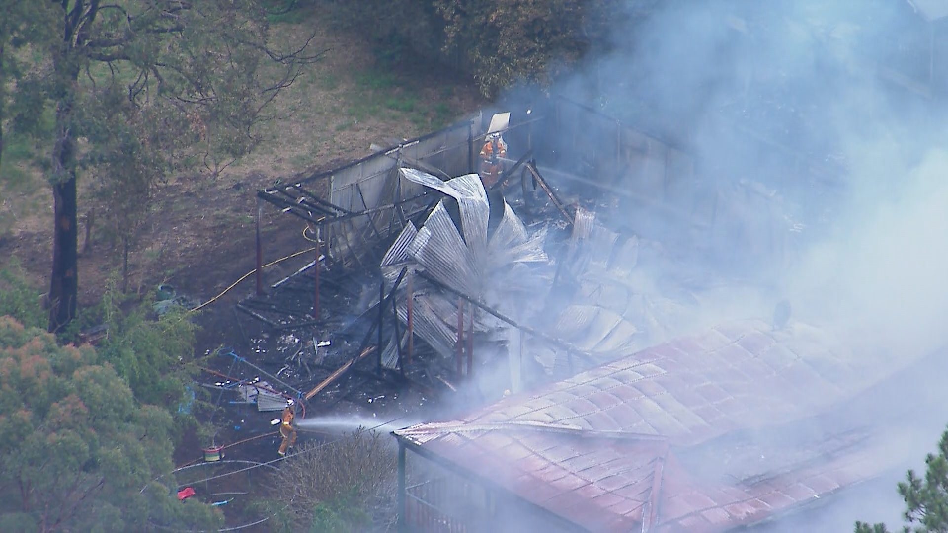 Five young boys and father missing after house fire in Queensland