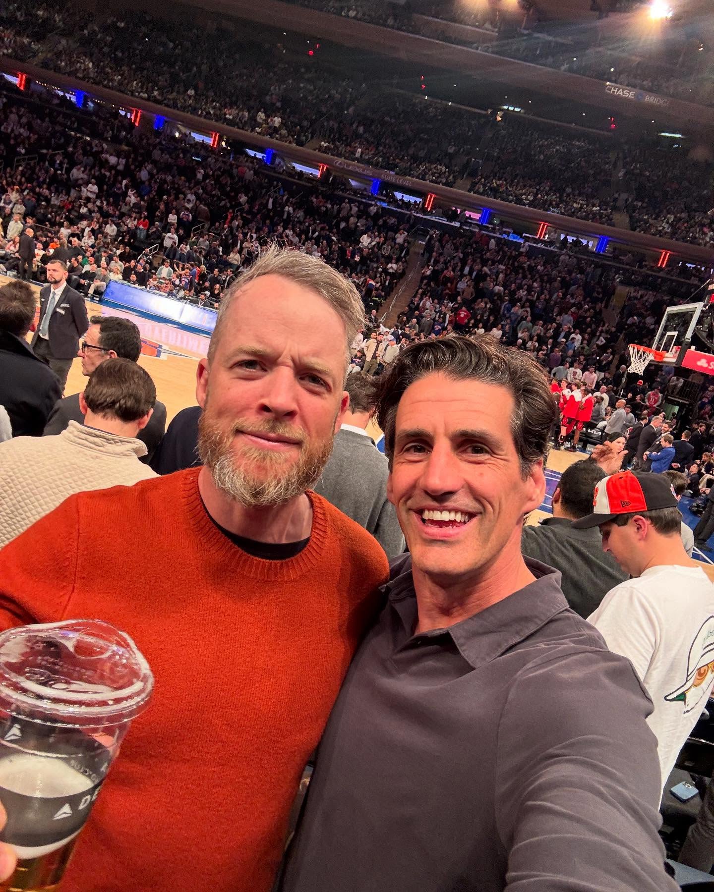 Hamish Blake and Andy Lee in New York City 