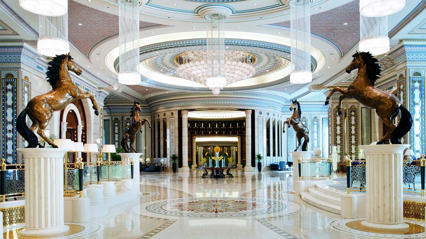 A lobby in the Ritz-Carlton in Riyadh. (Ritz-Carlton)