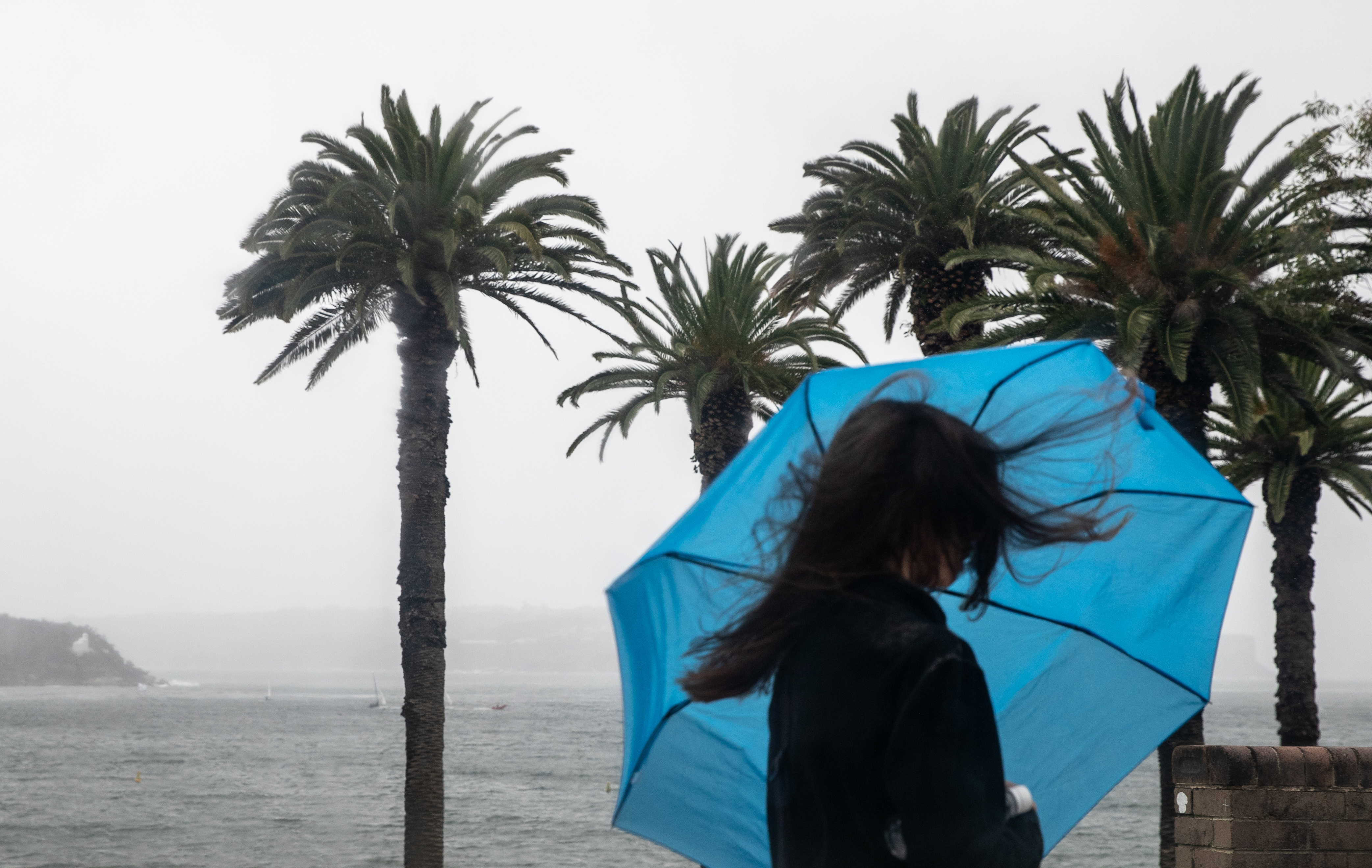 Rain day at Balmoral, Sydney has had a cool change from the hot weather its been having. 